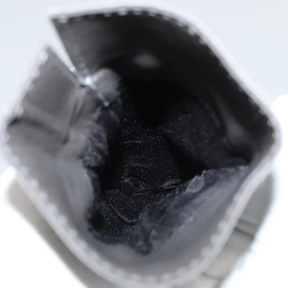 HERMES Gloves Leather Gray Auth bs19011 - Picture 2 of 16